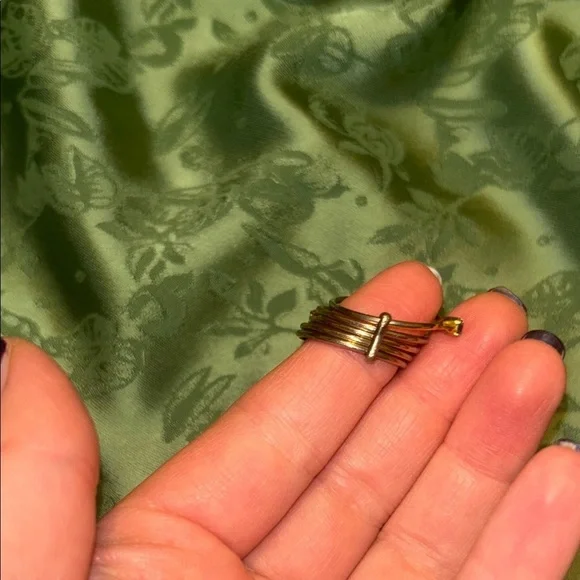 Blue gemstone multi topaz ring - Picture 4 of 4